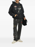 DUKE & DEXTER DR4 Eat Dirt graphic-print zip-up hoodie