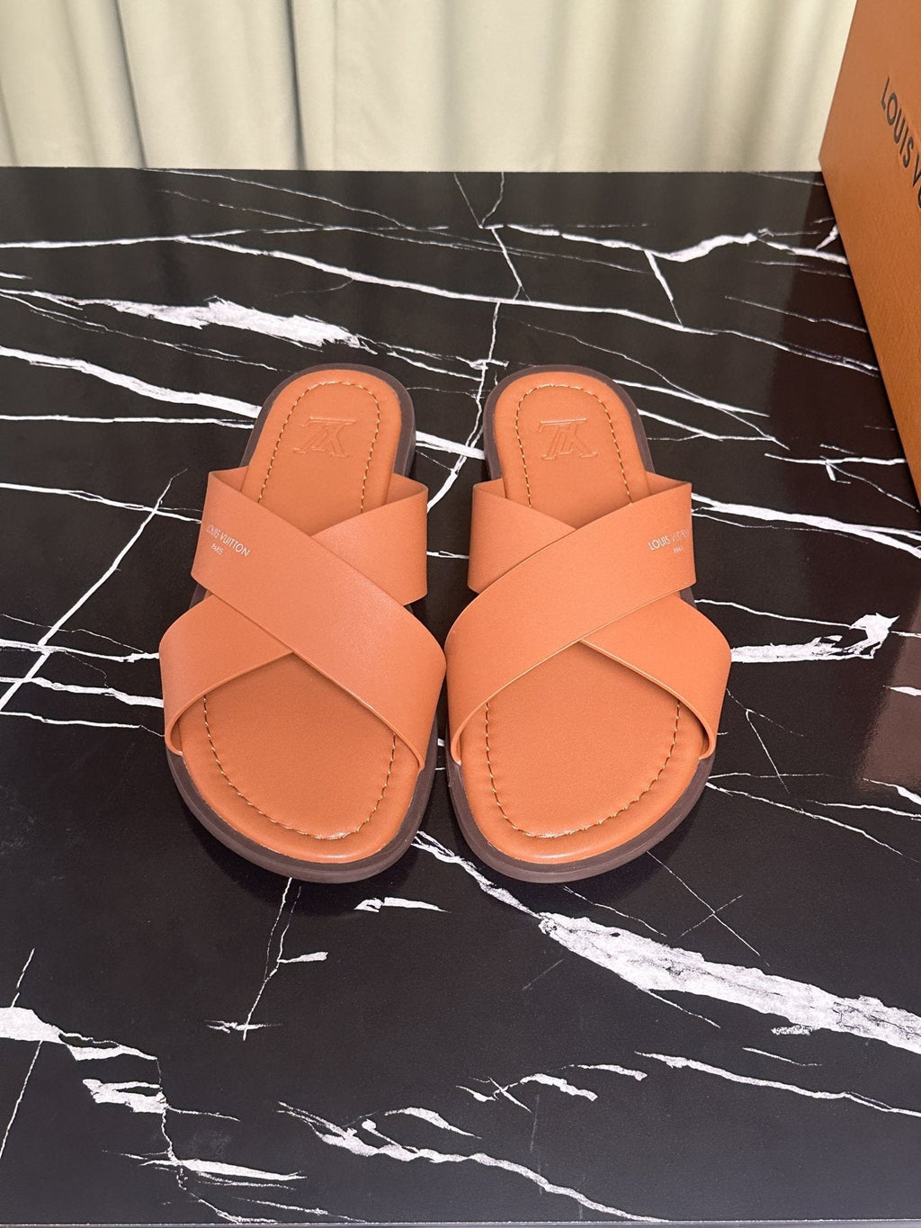 Louis Vuitton Men's Crossover Slide Sandals